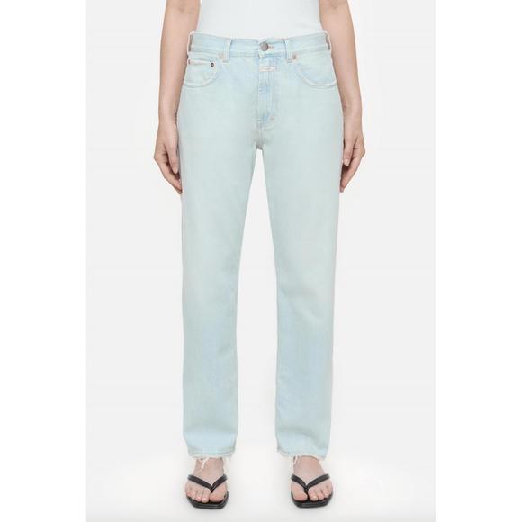 NEW CLOSED jonta relaxed straight leg jeans in extreme light - Picture 1 of 3